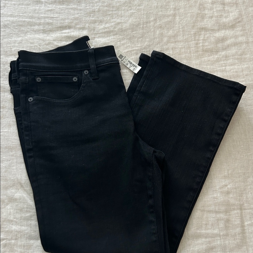 Madewell Women's mid rise kick out crop jeans